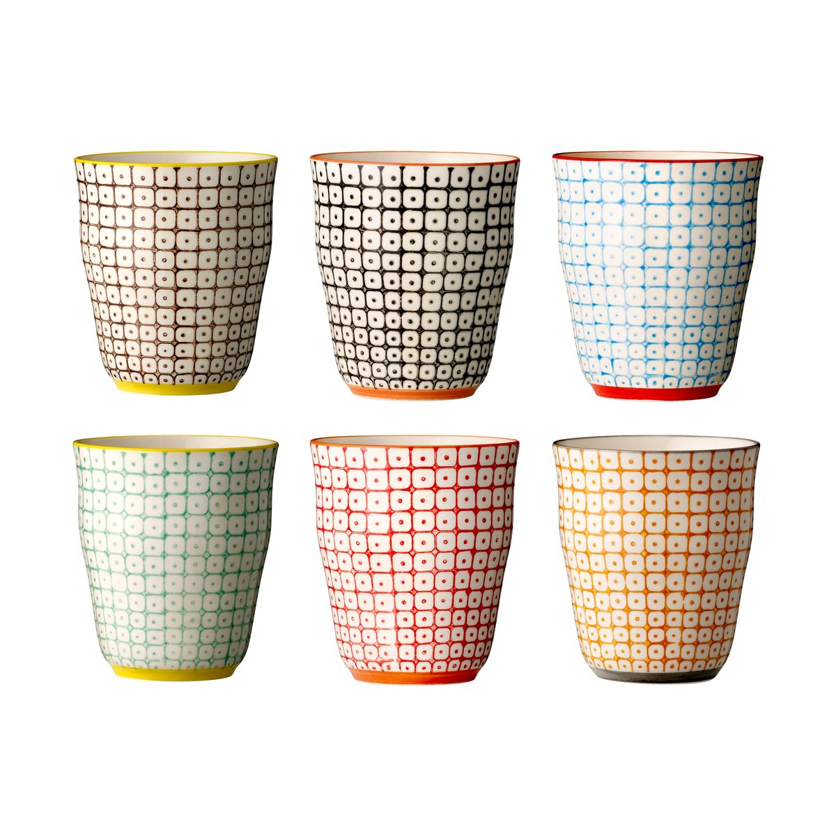 Bloomingville Carla mug 9.5 cm 6-pack multi