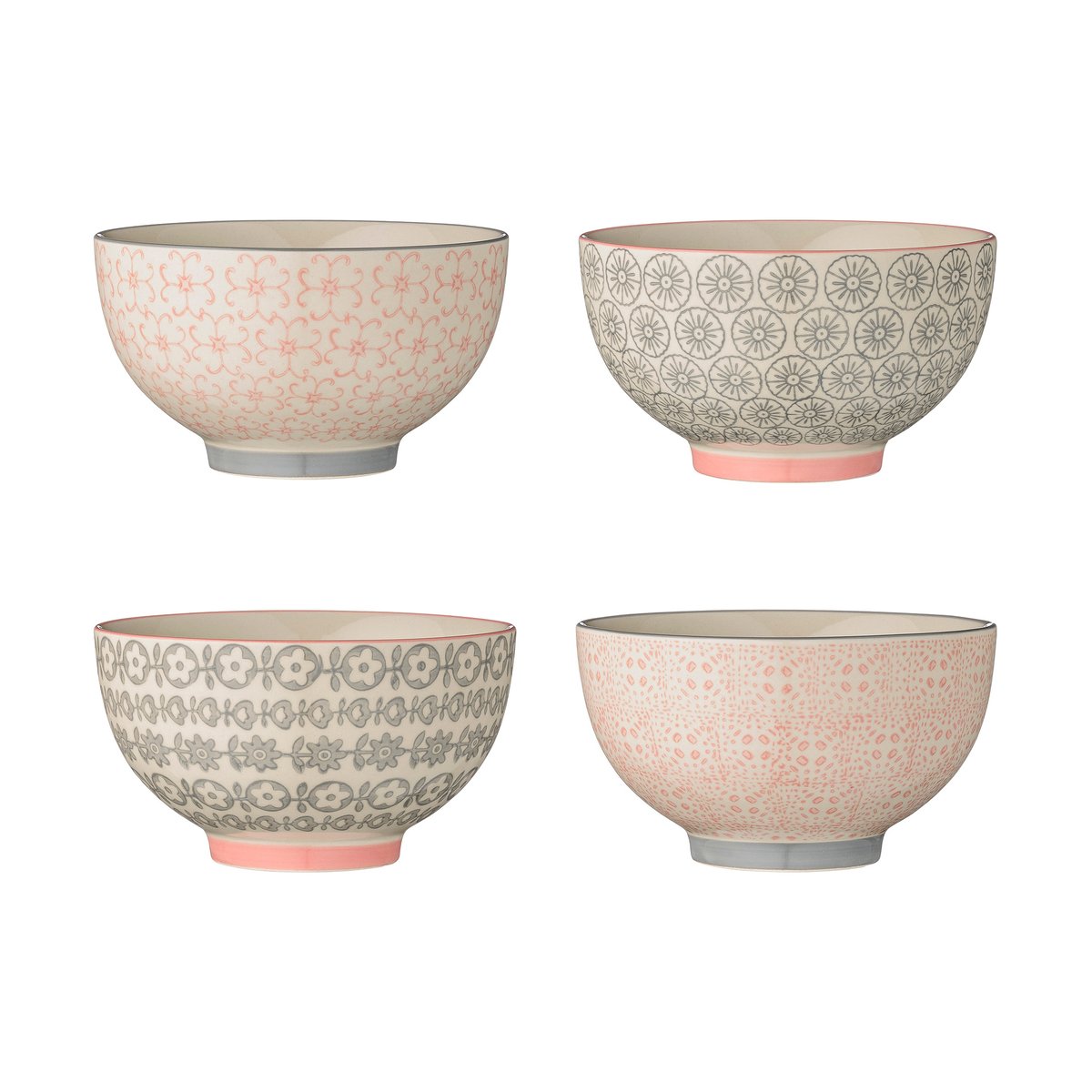 Bloomingville Cécile bowl 4 pieces Ø 13.5 cm Ø 13.5 cm