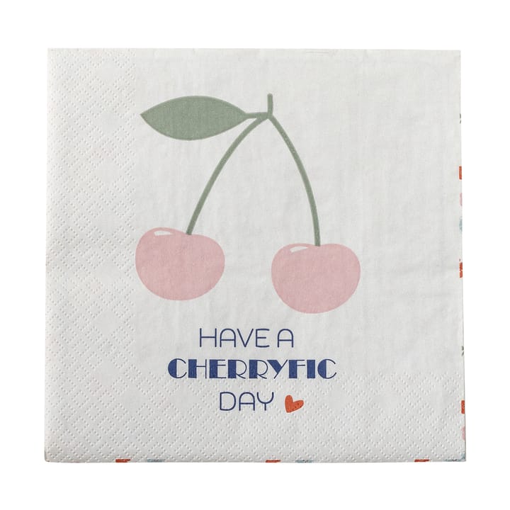 Cherry paper napkins 20-pack, Rose Bloomingville