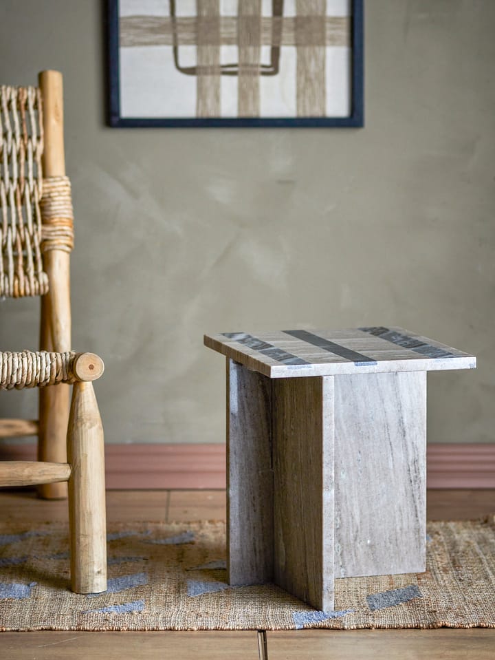 Clea side table, Brown marble Bloomingville