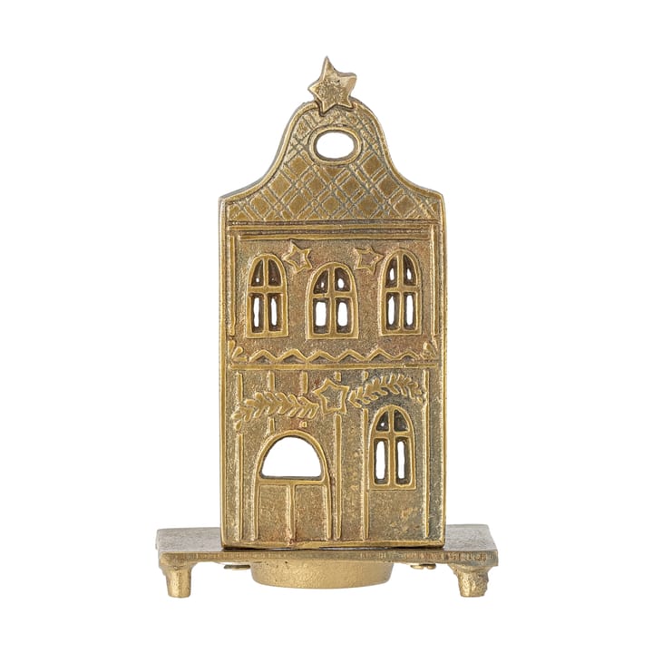 Crista tealight holder 5.5x14 cm - Brass - Bloomingville