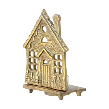 Crista tealight holder 6x14 cm - Brass - Bloomingville