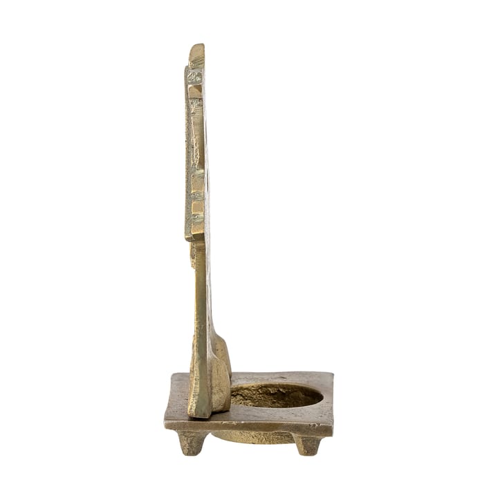 Crista tealight holder 6x14 cm - Brass - Bloomingville