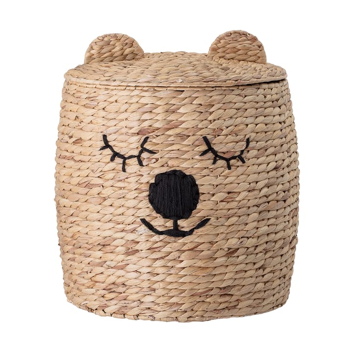 Dolma storage basket with lid 50xØ42 cm - Nature - Bloomingville