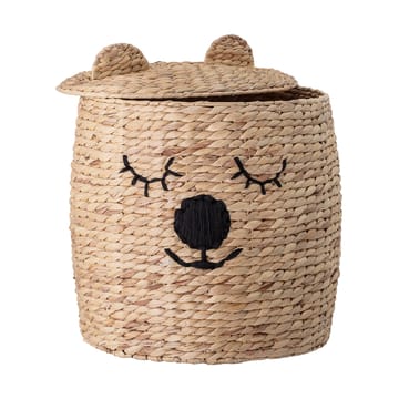 Dolma storage basket with lid 50xØ42 cm - Nature - Bloomingville