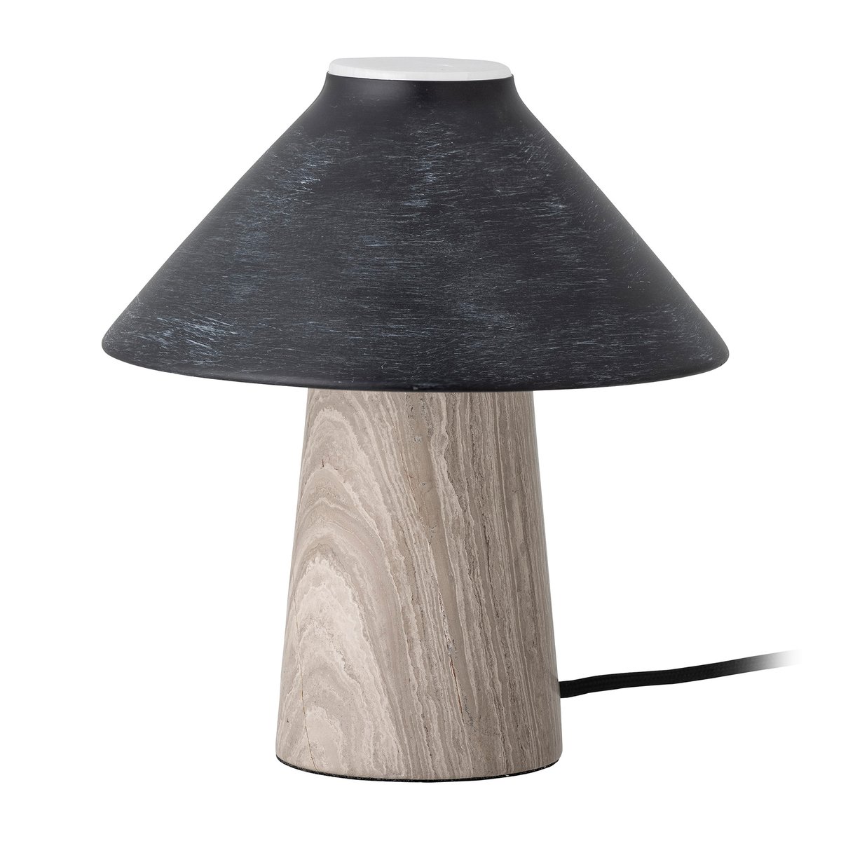 Bloomingville Emiola table lamp Ø20x22 cm Marble-black