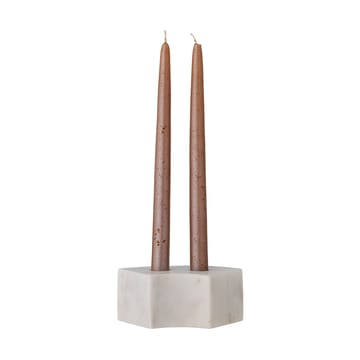 Florida candleholder 14,5x6x7,5 cm - White marble - Bloomingville