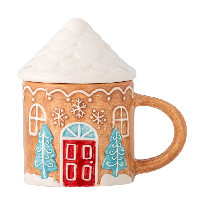 Ginnie mug 29 cl - Brown-white - Bloomingville