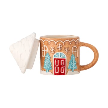 Ginnie mug 29 cl - Brown-white - Bloomingville