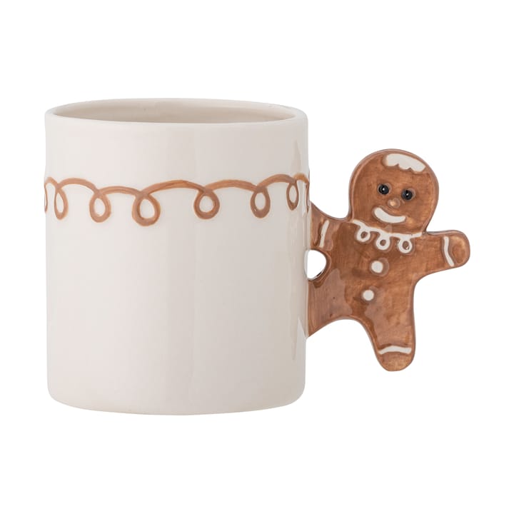 Ginnie mug 29 cl - White-brown - Bloomingville