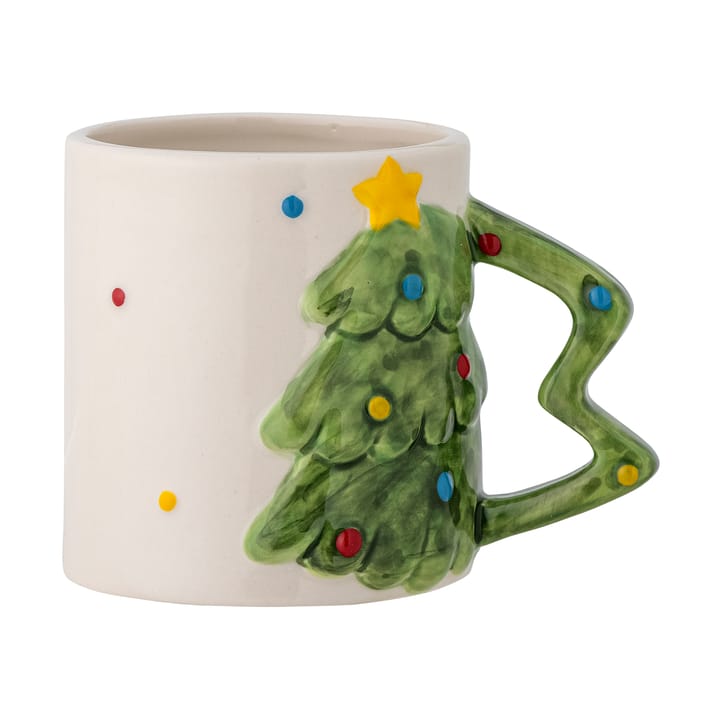 Ginnie mug 29 cl - White-green - Bloomingville