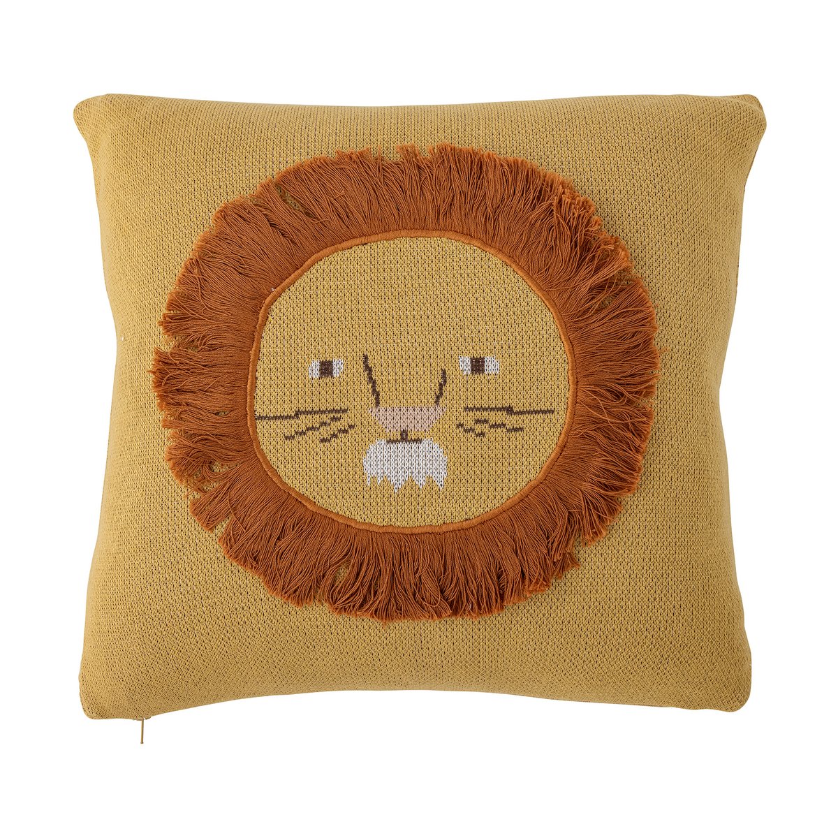 Bloomingville Harrison cushion 40x40 cm Yellow lion