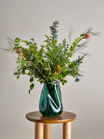 Ingolf glass vase 26 cm - Green - Bloomingville