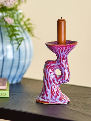 Ivalie candlestick - Pink - Bloomingville