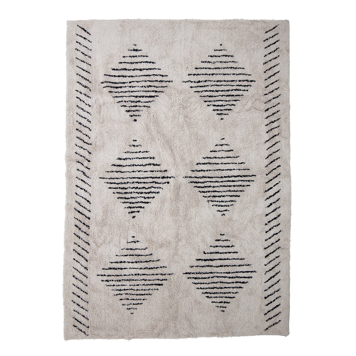 Bloomingville Jegor patterned rug  140x200 cm nature