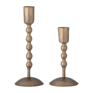 Kimmie candle sticks 2 pieces - Brass - Bloomingville