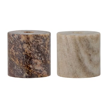 Lava candle sticks 2 pieces - Sand stone - Bloomingville