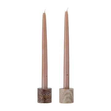 Lava candle sticks 2 pieces - Sand stone - Bloomingville