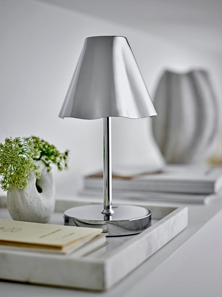 Lianna portable table lamp 28 cm, Silver Bloomingville