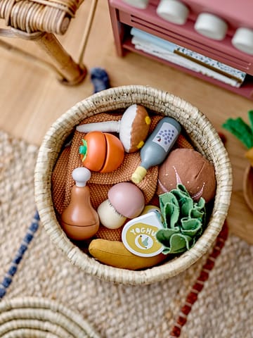 Lin storage basket with lid 2 pieces - Natural - Bloomingville