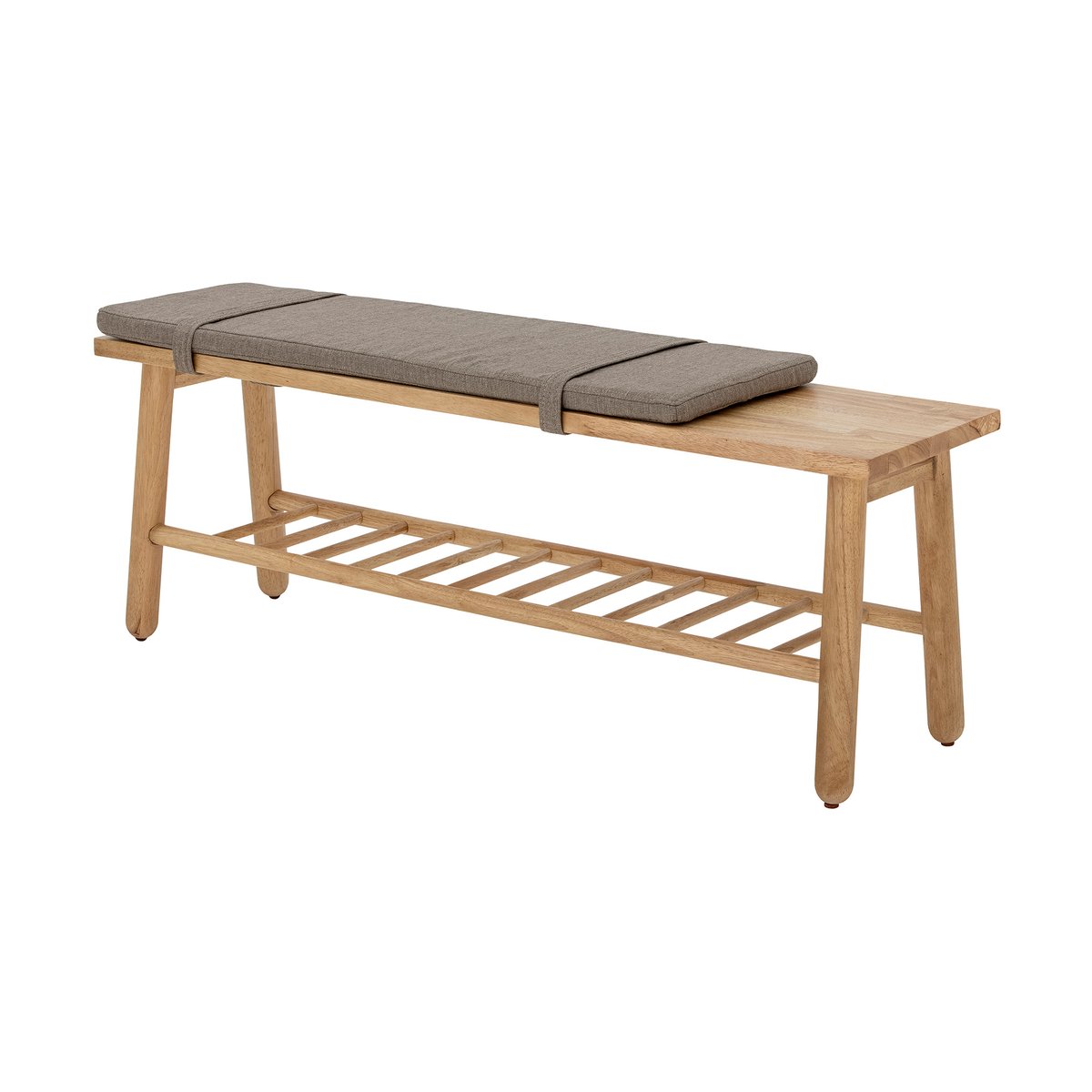 Bloomingville Linde bench with cushion Grey