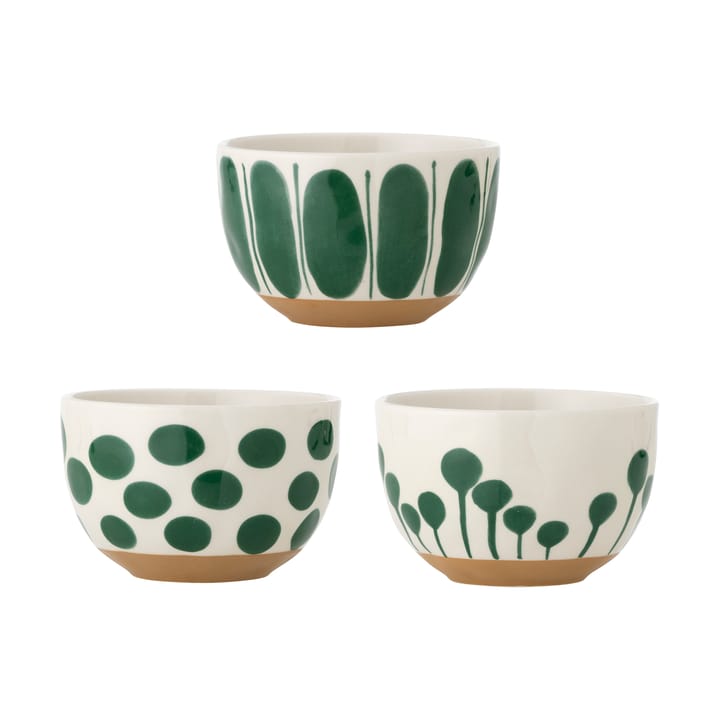 Linora bowl 58 cl 3 pieces - Green - Bloomingville