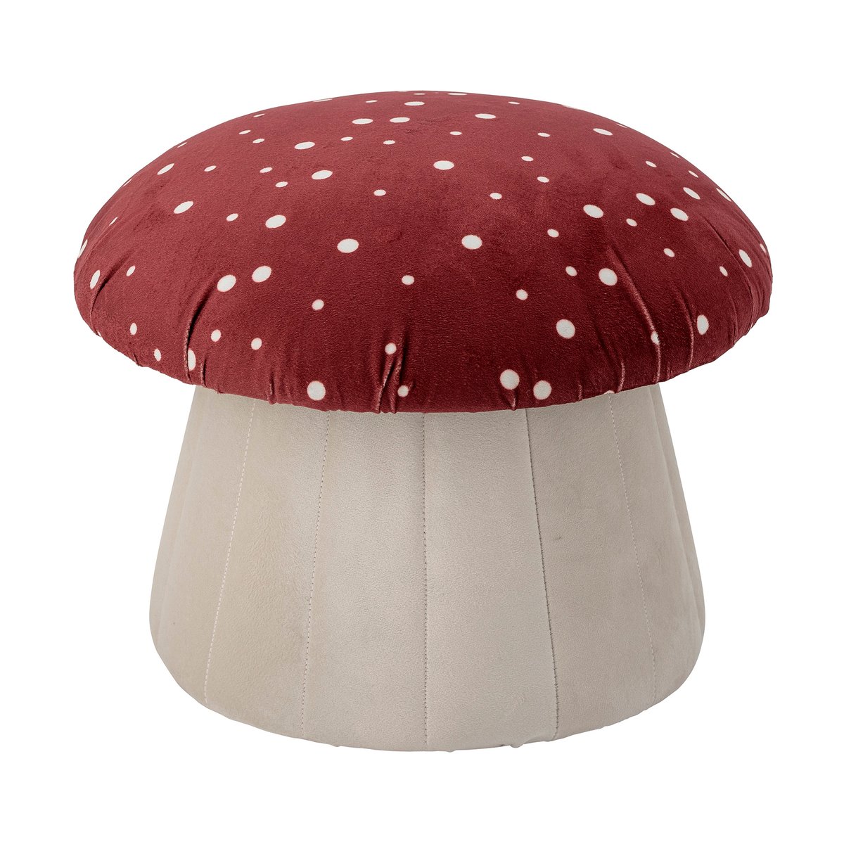 Bloomingville Lue pouf 30xØ37 cm Red