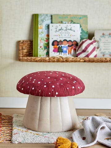 Lue pouf 30xØ37 cm - Red - Bloomingville