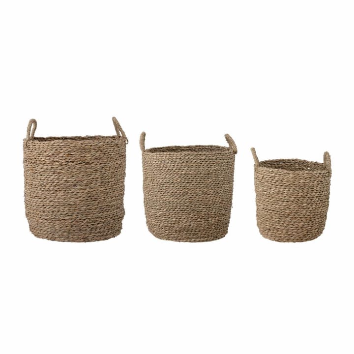 Maisie basket 3-pack - Brown - Bloomingville