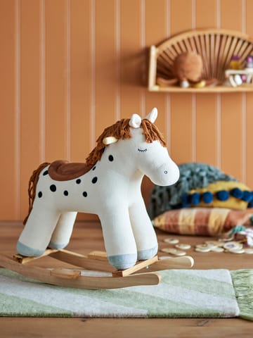 Merlen Horse Rocking Horse - White - Bloomingville