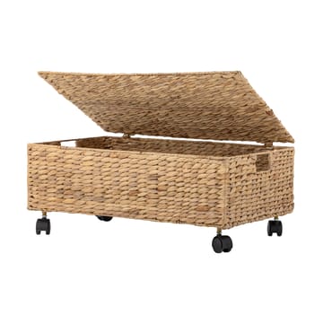 Nelas storage basket with lid 63x40x26 cm - Nature - Bloomingville