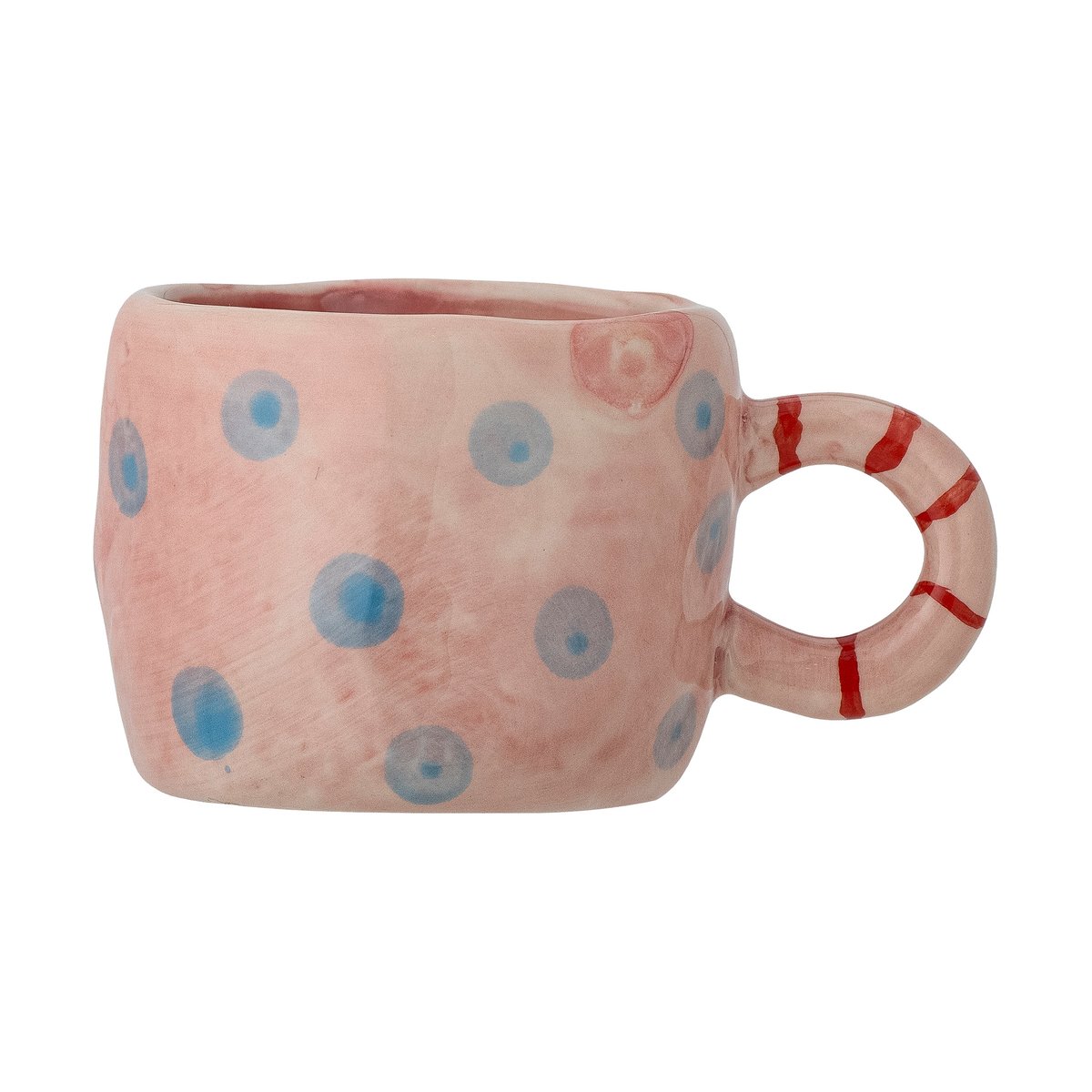 Bloomingville Nini cup 10 cl Pink-yellow | Scandinavian Design | Coffee cups | Pink