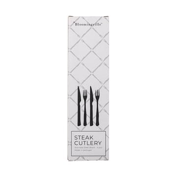 Ollin Steak Cutlery 4 Pieces - Black - Bloomingville