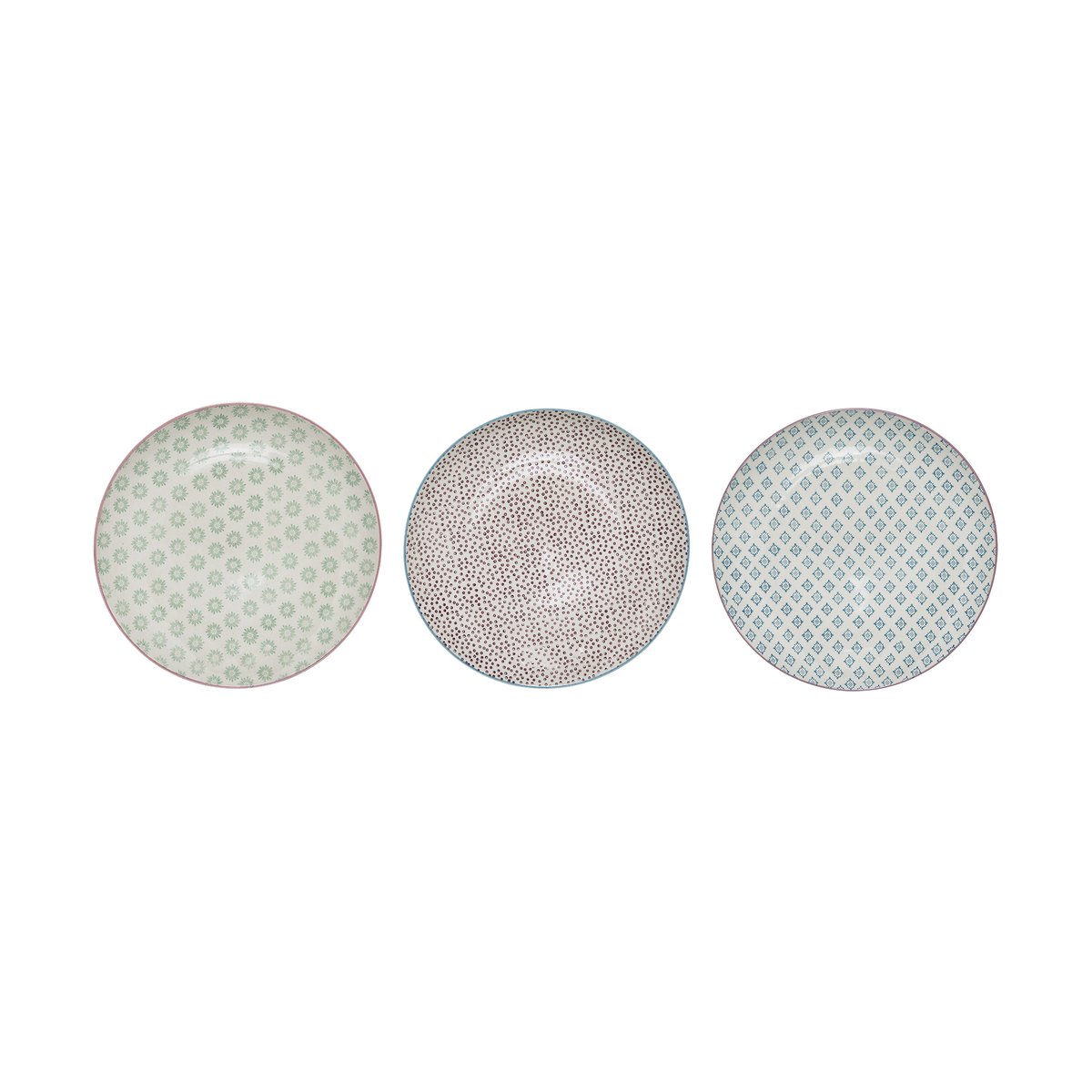 Bloomingville Patrizia plate 3-pack Ø 25 cm Ø 25 cm