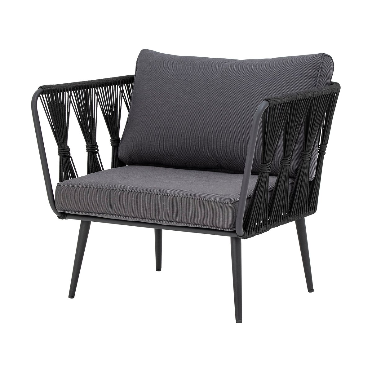 Bloomingville Pavone lounge chair Black