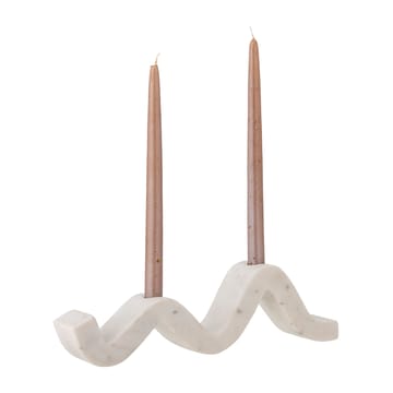 Peggy candle sticks 37 cm - White marble - Bloomingville