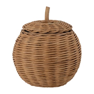 Rosette storage basket with lid Ø18 cm - Brown - Bloomingville