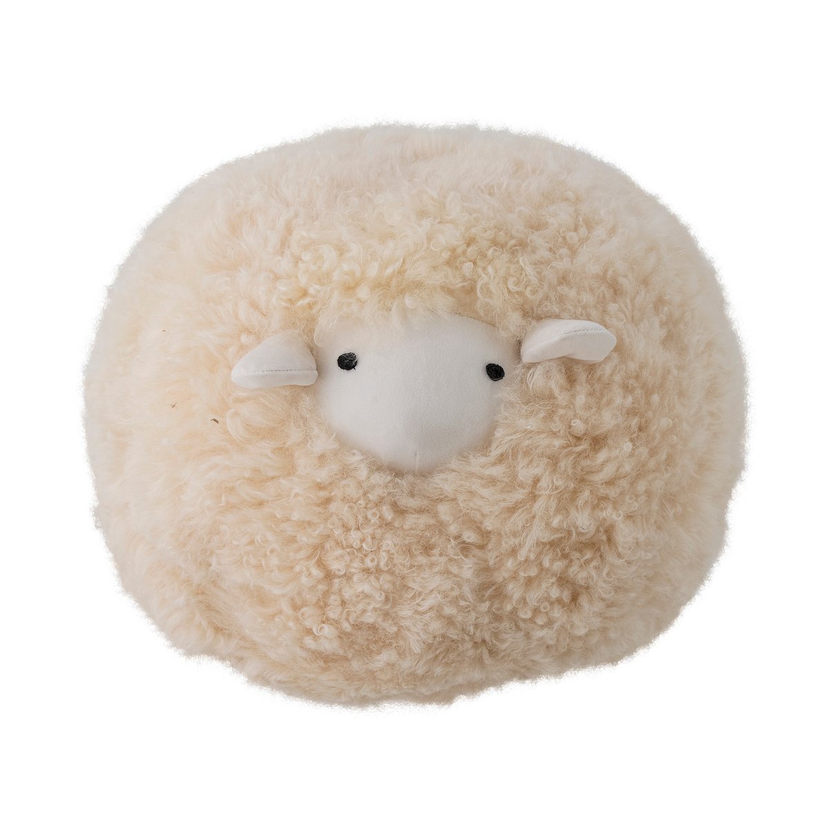 Bloomingville Rubert plush toy 33 cm Nature lambskin