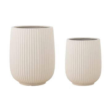 Selva pot 2 pieces - White - Bloomingville