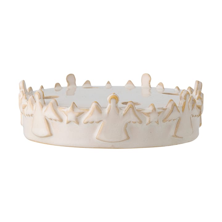 Starry Advent candle holder - White - Bloomingville