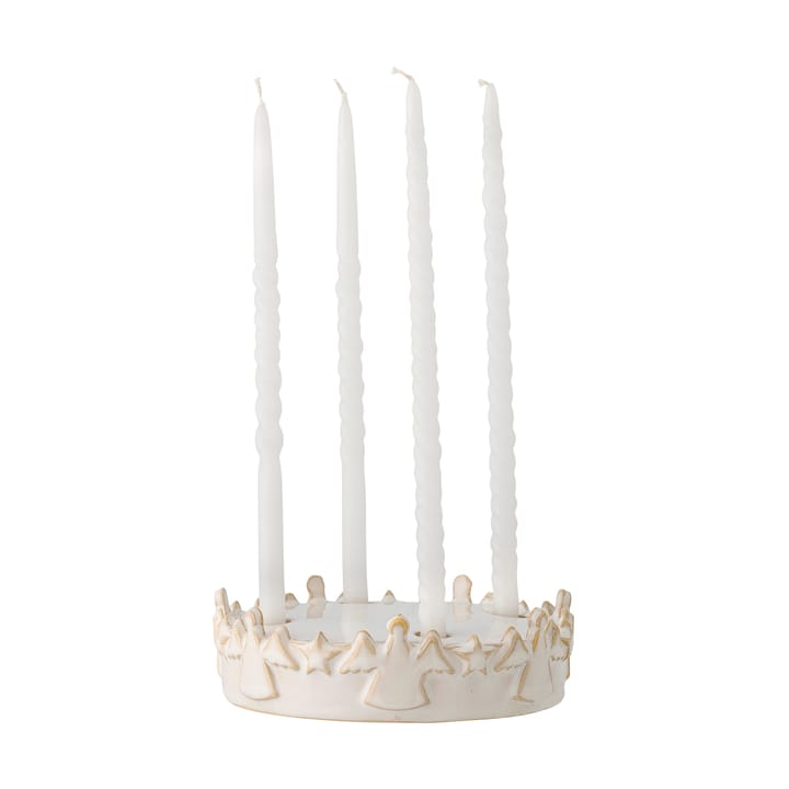 Starry Advent candle holder - White - Bloomingville