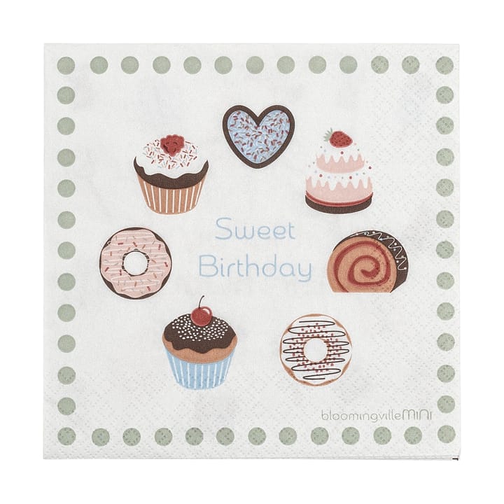 Sweets napkin 20-pack - Pink - Bloomingville