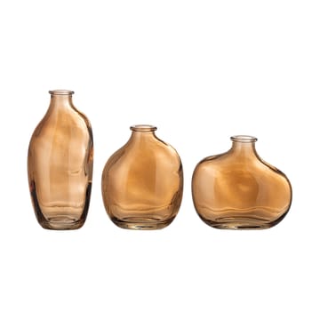 Tilia vase 3 pieces - Brown - Bloomingville