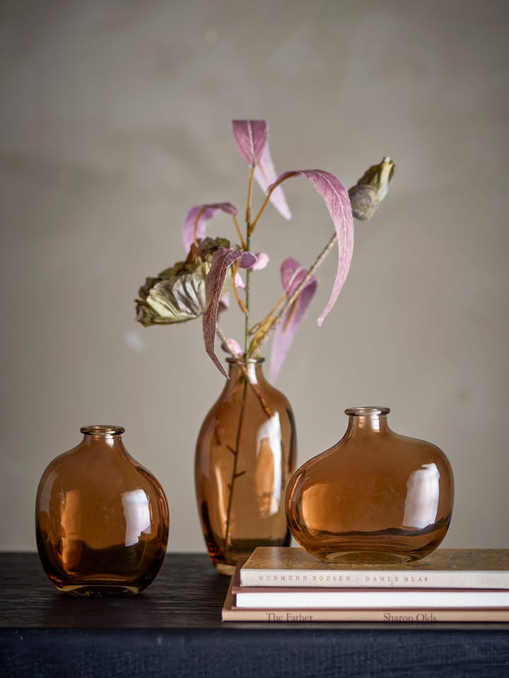 Tilia vase 3 pieces, Brown Bloomingville