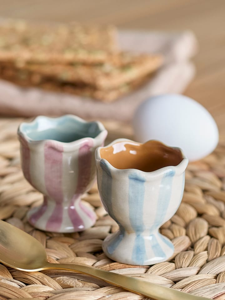 Willa egg cup 2 pieces, Rose-blue Bloomingville