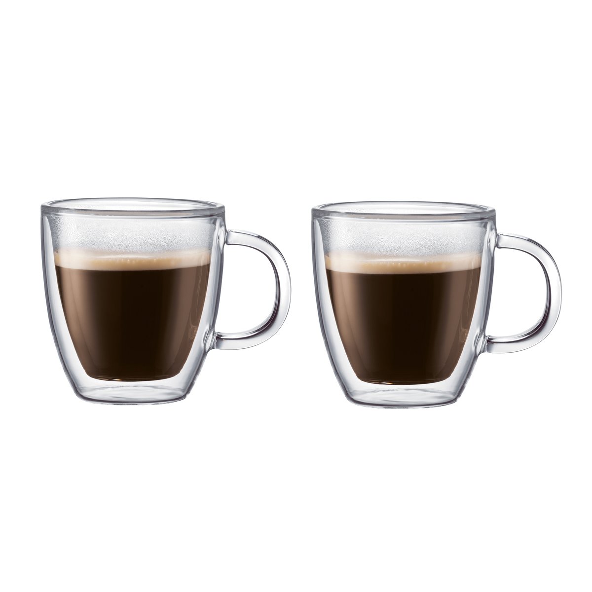 Bodum Bistro double wall glass with handle 2-pack 0.15 l