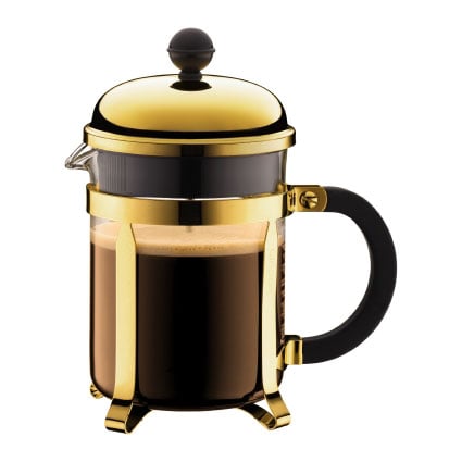 Bodum Chambord coffee press gold 4 koppar | Scandinavian Design | Gold-coloured