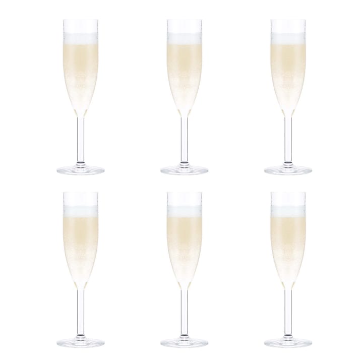 Party Champagne Glass 16 cl, 6 Pcs