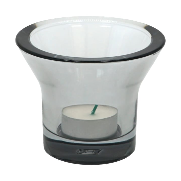 Lumi tealight holder Ø10 cm - Grey - Born In Sweden