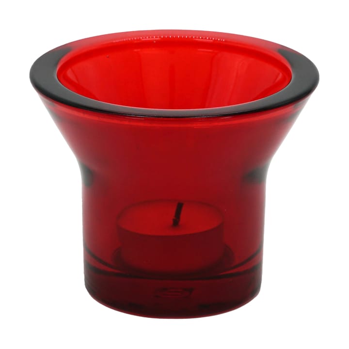 Lumi tealight holder Ø10 cm - Red - Born In Sweden